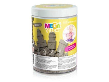 MEGA PÍSEK KINETICKÝ PŘÍRODNÍ 1KG   BUB257