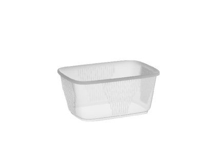 Vanička plast hranatá 250ml 09.77325 + víčko 09.77300