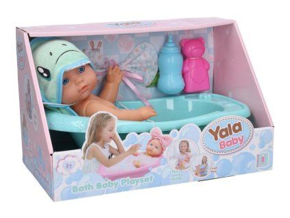 PANENKA ČŮRAJÍCÍ S VANIČKOU 30CM S DOPLŇKY   W049253