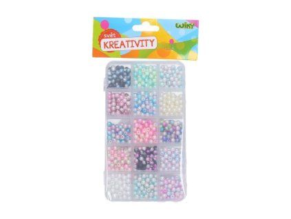 SADA KREATIV KORÁLKY + NŮŽKY + LANKO   W033499