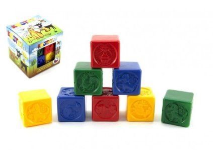 CHEMOPLAST KOSTKY KUBUS PH PLAST 8ks v krabičce 12x12x12cm