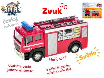 HASIČI 12CM KOV ČESKY MLUVÍCÍ PB V KR 510153