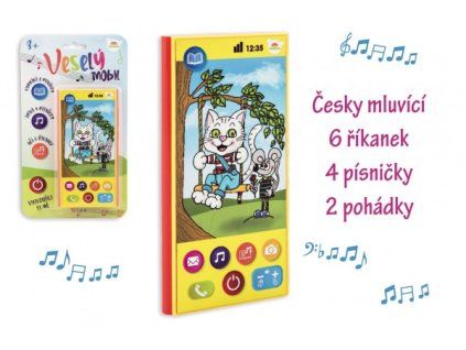 VESELÝ MOBIL ČESKY MLUVÍCÍ NA BATERIE  00850089