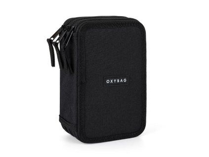 PENÁL 3-PATROVÝ PRÁZDNÝ UNICOLOR BLACK 9-83323 X