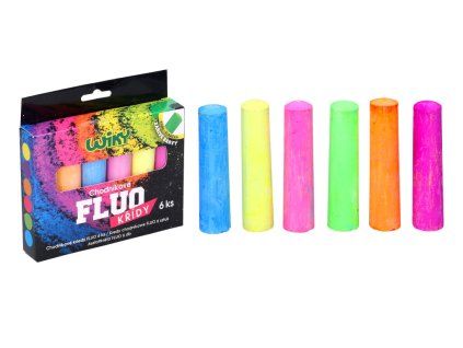 CHODNÍKOVÉ KŘÍDY FLUO 6KS 016878