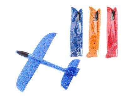 LETADLO HÁZECÍ 50CM POLYSTYRÉNOVÉ 3 BARVY   108088