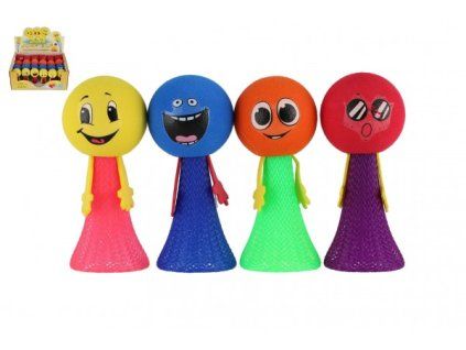 HIP HOP MÍČEK VYSKAKUJÍCÍ PĚNOVÝ 10CM MIX    861687