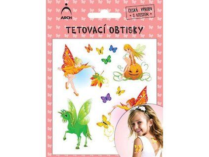 TETOVACÍ OBTISKY DĚTSKÉ VÍLY 04 2514