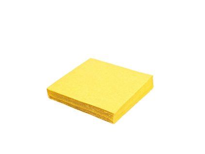 Ubrousky 33x33cm 3vrstvé 20ks tm.žluté 236012, 19.70705