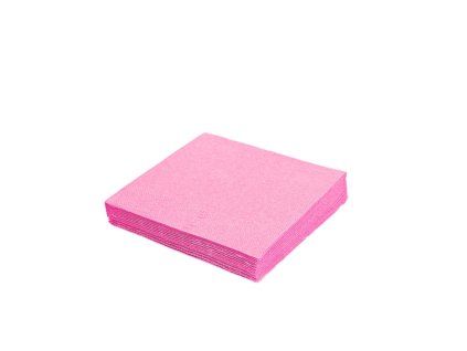 Ubrousky 33x33cm 3vrstvé 20ks růžové 236008, 19.70702