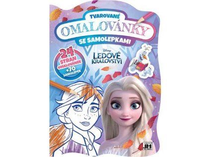 3187-9 Tvarované omalovánky Ledové království