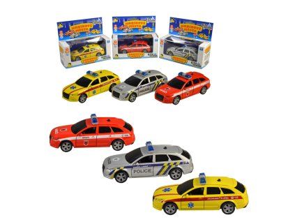 POLICIE, AMBULANCE, HASIČI 13CM PB V KR ZVUK,SVĚTLO   90723