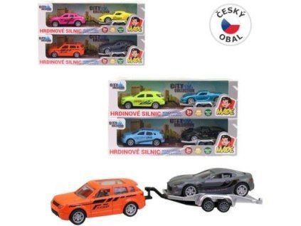 AUTO S PŘÍVĚSEM A AUTEM 19CM  25736