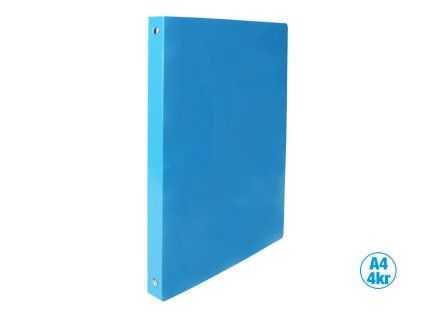 POŘADAČ 4-KROUŽKOVÝ NEON MODRÝ J250366