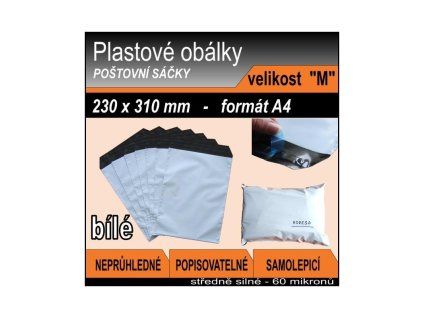 Plastová obálka M 230x310mm