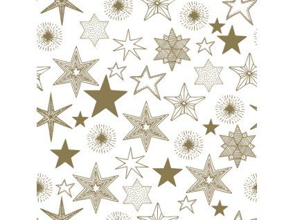 Vánoční ubrousky Daisy 33x33cm 20ks 3vrstvé SD_GW_020601