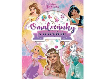 2874-9 Omalovánky s tetováním Disney Princezny