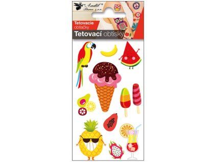 16021 Tetovací obtisky 10,5 x 6 cm - léto