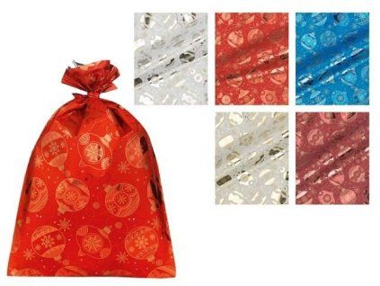Sáček vánoční 16x25cm Decoration MIX