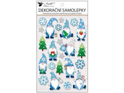10691 SAMOLEPKY POP UP SKŘÍTCI 14,5x25cm VÁNOCE