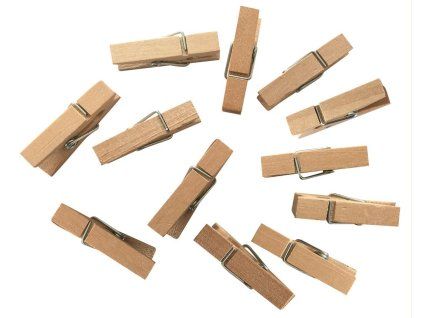 KOLÍČKY DŘEVĚNÉ 3,5 CM 12 KS 4309