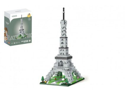STAVEBNICE MINI KOCO EIFFELOVA VĚŽ PLAST 538KS V KR   800184