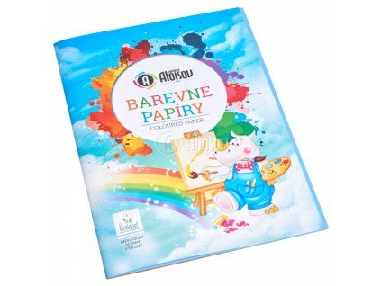 Složka barevných papírů A4 20 listů, 10barev 80g ofset
