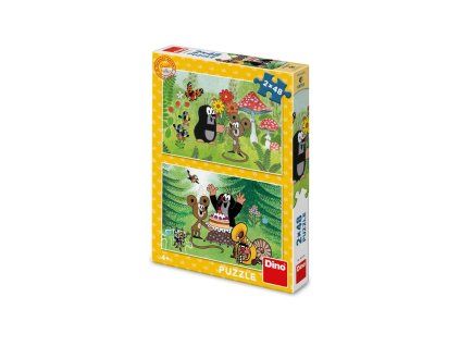 DINO PUZZLE 2X48 DÍLŮ KRTEK: OSLAVA   381698