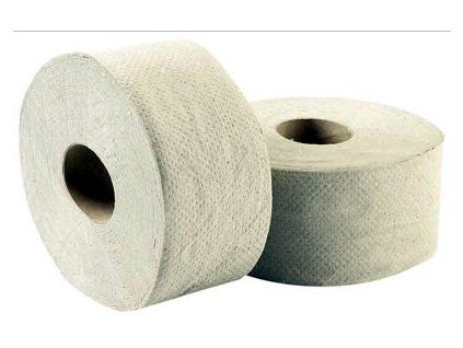 Toaletní papír Jumbo 230mm 1vrstvý šedý