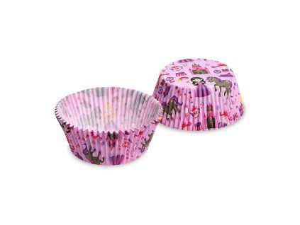 Košíčky cukrářské 50x30mm princezna, 40ks 16.65595