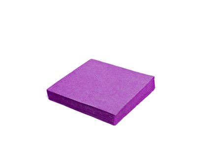Ubrousky 33x33cm 3vrstvé 20ks fialové 236004, 19.70712