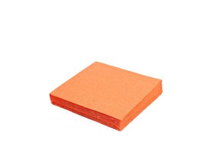 Ubrousky 33x33cm 3vrstvé 20ks oranžové 236007, 19.70715