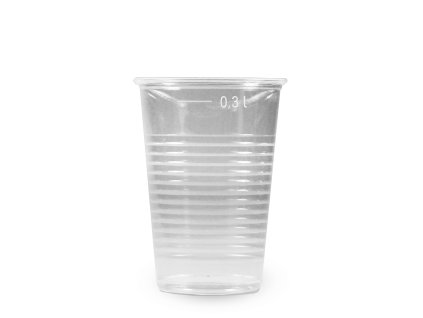 Kelímek plast  0,3l čirý 10ks 22.65313