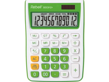 KALKULAČKA STOLNÍ REBELL ZELENÁ SDC912