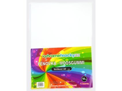 Pěnová guma 20x29cm 2mm EVA-1010 bílá