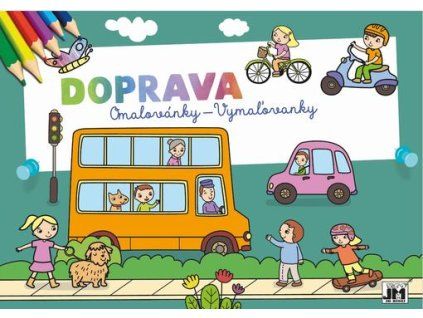 2833-6 Omalovánky A5 Doprava