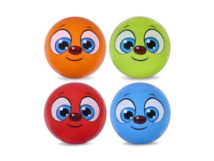 MÍČ 23CM OČI 4 BARVY   AR34166