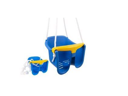 CHEMOPLAST HOUPAČKA BABY MODRÁ PLAST 33x30x28CM NOSN. 25kg 12m+