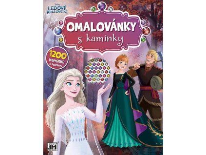 3542-6 OMALOVÁNKY S KAMÍNKY LEDOVÉ KRÁLOVSTVÍ