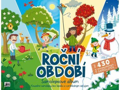 2688-2 Samolep.knížky Bav se a nalepuj zas a znovu! Roční období