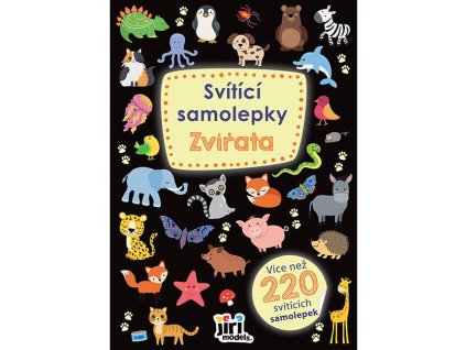 3948-6 Svítící samolepky Zvířata