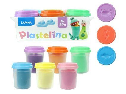 PLASTELÍNA MĚKKÁ KELÍMEK 6X50G PASTEL C132058