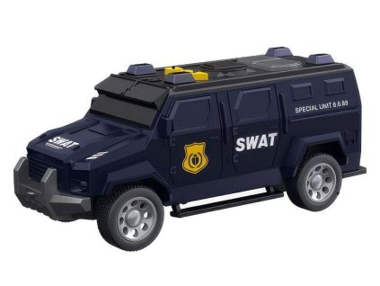 AUTO POLICEJNÍ 16,5CM S EFEKTY ZVUK, SVĚTLO V KR   057392