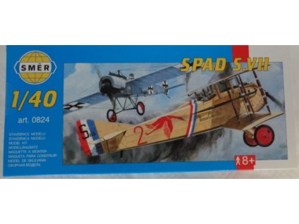 SMĚR MODEL LETADLO  SPAD VII           824