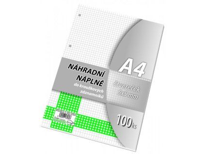 Náhradní náplň NN A4/1 • 100 listů • čtvereček