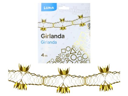 GIRLANDA 4M ZLATÁ   D613087