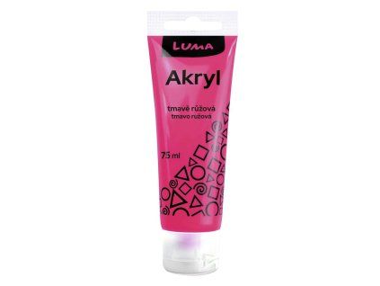 AKRYLOVÁ BARVA 75ML RŮŽOVÁ TMAVÁ E330200