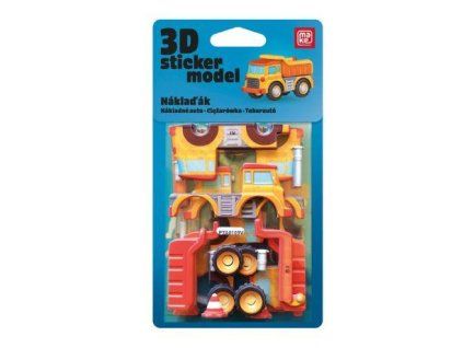 LEPÍCÍ MODEL 3D STAVEBNÍ STROJE NÁKLAĎÁK 1042615