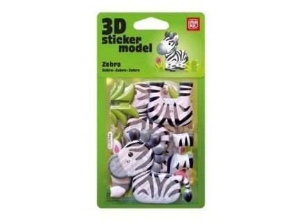 LEPÍCÍ MODEL 3D ZOO ZEBRA 1042607