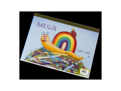 Kreslík A4, Blok s 10 listy bezdřevého papíru 140 g/m2